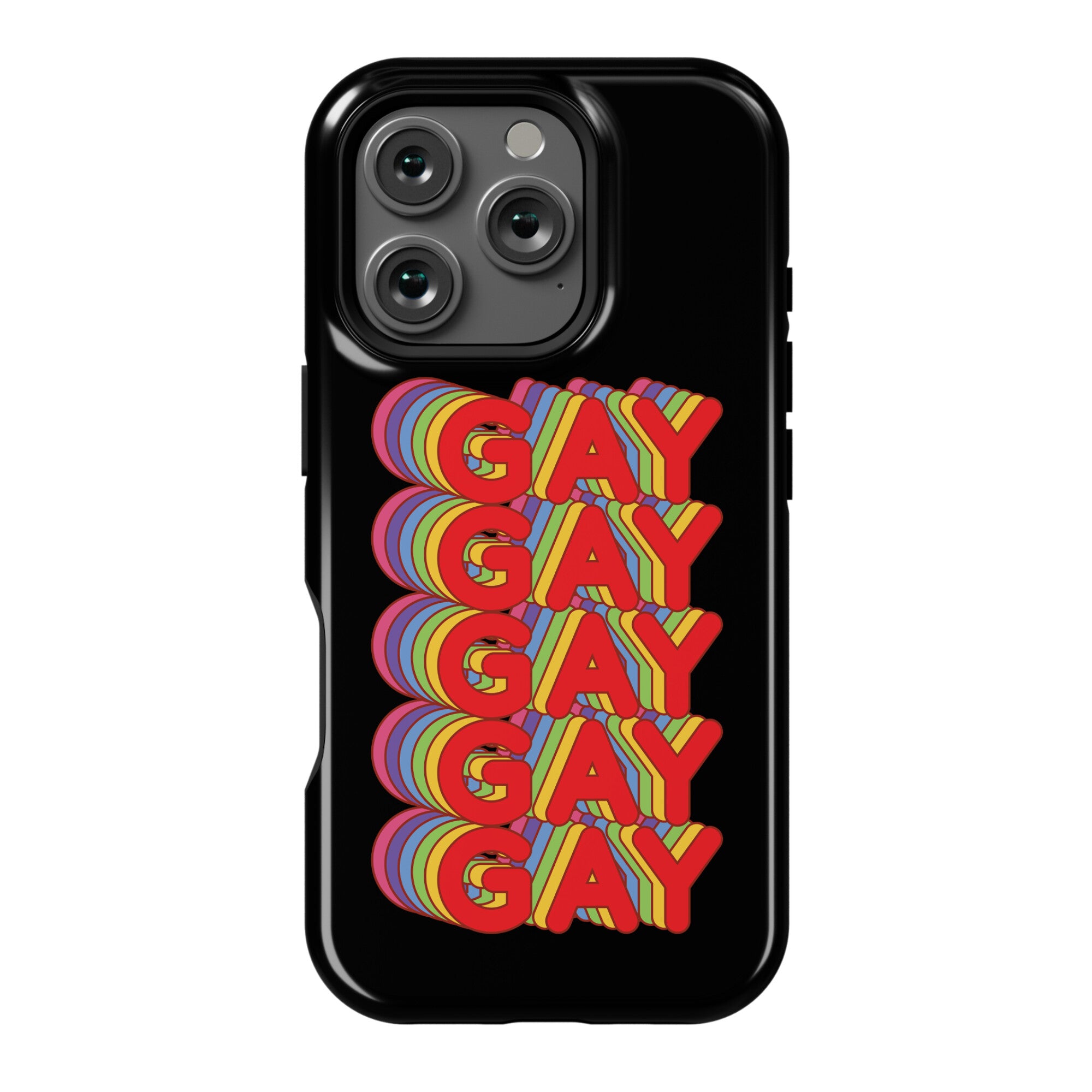Gay Retro Rainbow Phone Case